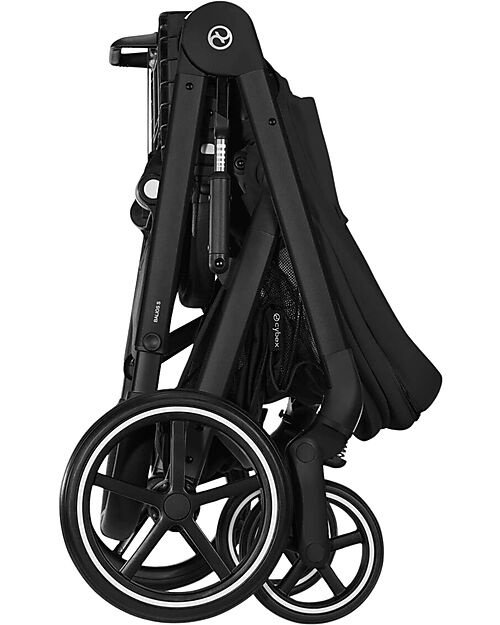 Cybex Trio Balios - Moon Black - Include Passeggino Navicella e Ovetto Passeggini Trio e Duo