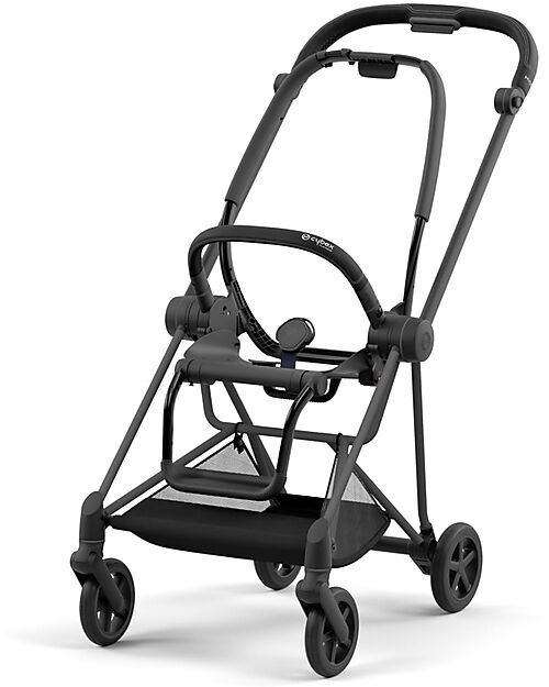 Cybex TRIO Mios3 - Telaio Passeggino Matt Black con Seat Pack, Navicella e Ovetto Sepia Black + Base T Isofix - Nero  Passeggini Trio e Duo