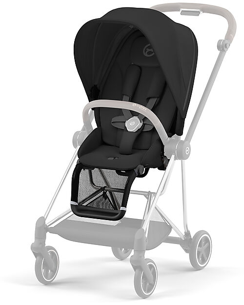 Cybex TRIO Mios3 - Telaio Passeggino Matt Black con Seat Pack, Navicella e Ovetto Sepia Black + Base T Isofix - Nero  Passeggini Trio e Duo