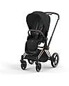 Cybex Trio Priam4 - Telaio Rosegold con Seduta + Navicella + Ovetto Cloud T + Base T Passeggini Trio e Duo