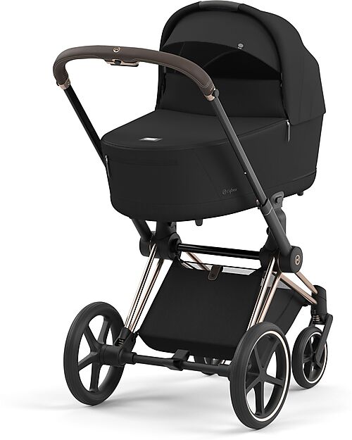 Cybex Trio Priam4 - Telaio Rosegold con Seduta + Navicella + Ovetto Cloud T + Base T Passeggini Trio e Duo