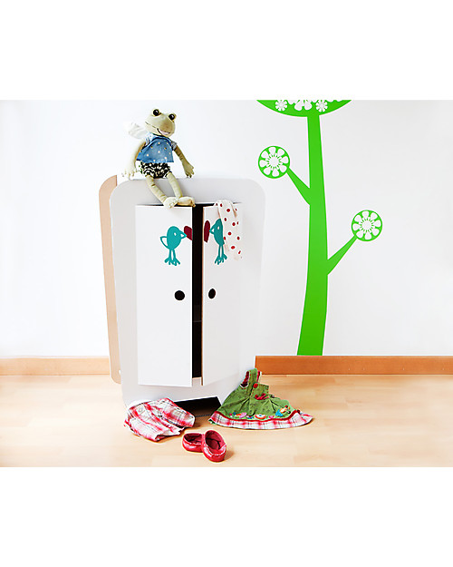 Decoramo Armando, Armadio per Bambole in Cartone - Alto 72 cm! Case delle Bambole