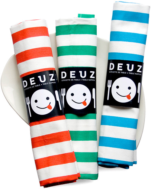 Deuz Bavaglio & Grembiule Cucina Napkid Verde - 100% Cotone Bio Bavagli Classici