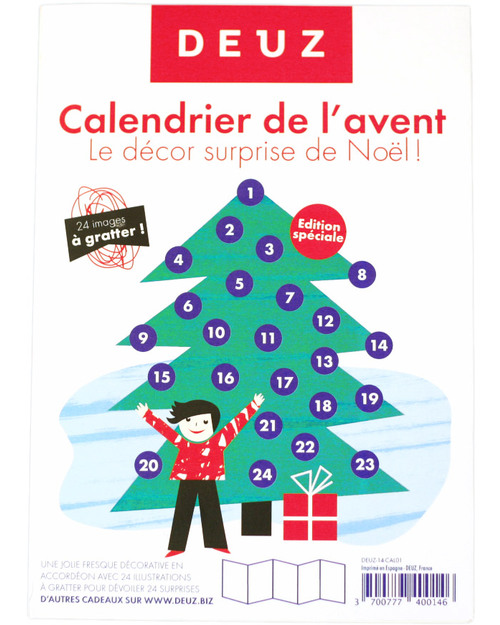 Deuz Calendario dell'Avvento da 'grattare'!- Paesaggio Invernale Calendari dell'Avvento