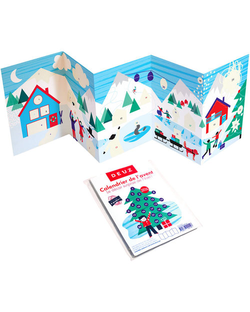 Deuz Calendario dell'Avvento da 'grattare'!- Paesaggio Invernale Calendari dell'Avvento