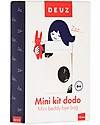 Deuz Lettino per Bambola Mini Kit Dodo Pois Neri - Cotone Bio Case delle Bambole