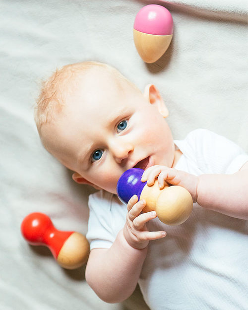 Deuz Mini Maracas - Berries (produzione sostenibile e sicura!) Strumenti Musicali