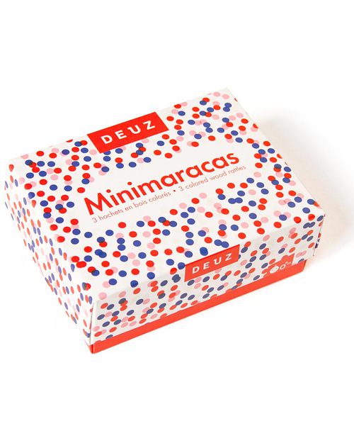 Deuz Mini Maracas - Berries (produzione sostenibile e sicura!) Strumenti Musicali