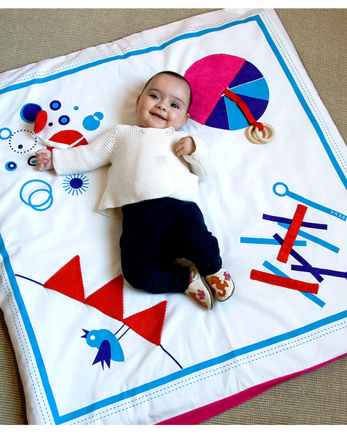 Deuz Tappeto Gioco Imbottito Babymat Fucsia - Bio Tappeti Gioco Imbottiti