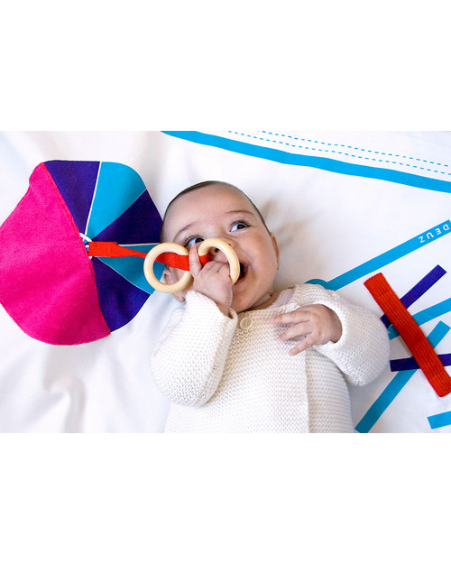 Deuz Tappeto Gioco Imbottito Babymat Fucsia - Bio Tappeti Gioco Imbottiti