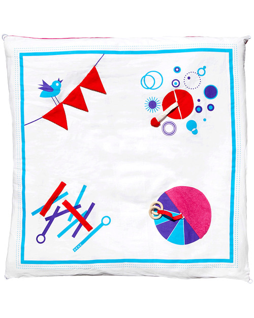 Deuz Tappeto Gioco Imbottito Babymat Fucsia - Bio Tappeti Gioco Imbottiti