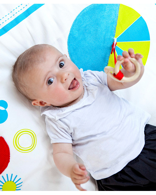 Deuz Tappeto Gioco Imbottito Babymat Verde Acqua - Bio Tappeti Gioco Imbottiti