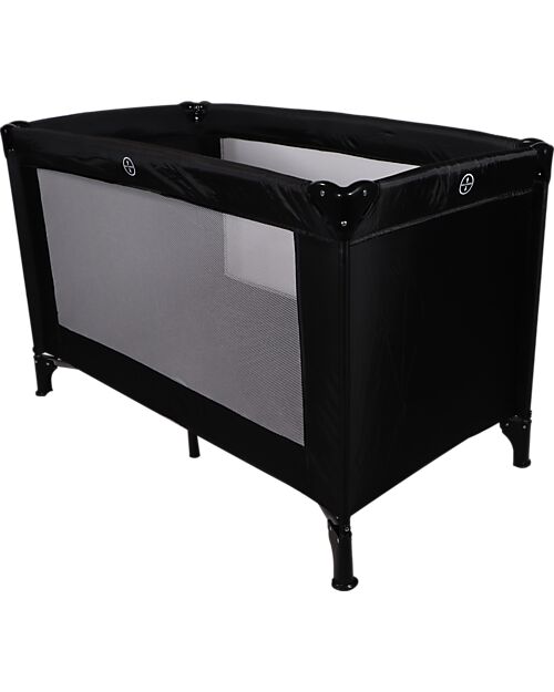 Ding Baby Lettino da Viaggio Basic 0/3 Anni - Nero - Facile da Aprire e Chiudere! Lettini da Viaggio