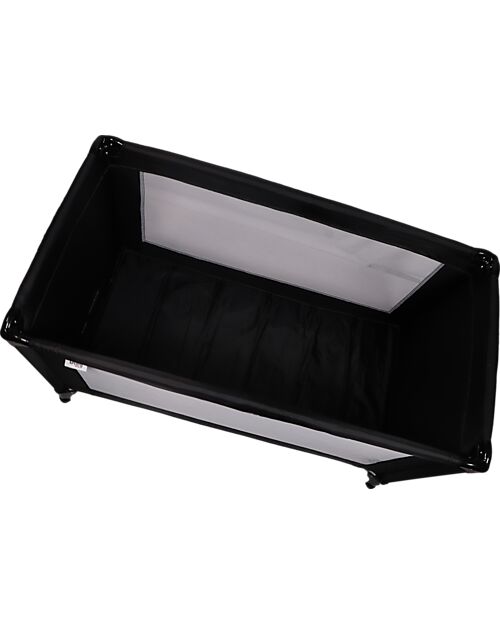 Ding Baby Lettino da Viaggio Basic 0/3 Anni - Nero - Facile da Aprire e Chiudere! Lettini da Viaggio