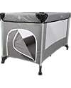 Ding Baby Lettino da Viaggio Stripe Deluxe 0/3 Anni - Grigio - Facile da Aprire e Chiudere! Lettini da Viaggio