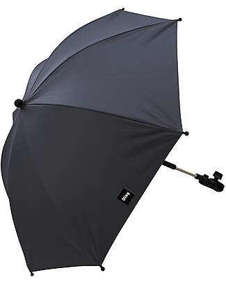 Ding Baby Ombrello per Passeggino - Grigio - Protegge da Sole e Pioggia Ombrellini Parasole
