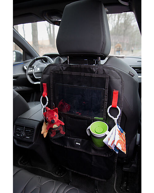 Ding Baby Organizzatore per Auto - Nero - con Porta Tablet Accessori Seggiolini Auto