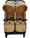 Ding Baby OUTLET Passeggino Fratellare - Duo Buggy - Mellizo - Camel Passeggini Gemellari
