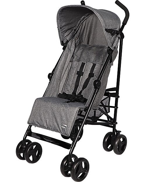 Ding Baby OUTLET - Passeggino Leggero Gogo dai 6 Mesi - Grigio - Facilmente Ripiegabile Passeggini Leggeri