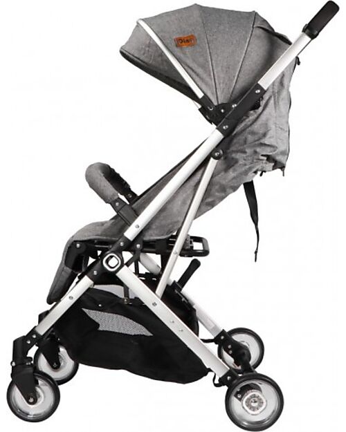 Ding Baby OUTLET - Passeggino Vivo - Grigio/Argento - Schienale Regolabile - Fino a 22kg Passeggini Leggeri