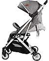Ding Baby OUTLET - Passeggino Vivo - Grigio/Argento - Schienale Regolabile - Fino a 22kg Passeggini Leggeri