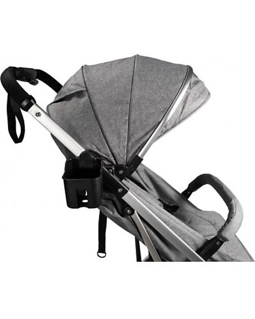 Ding Baby OUTLET - Passeggino Vivo - Grigio/Argento - Schienale Regolabile - Fino a 22kg Passeggini Leggeri