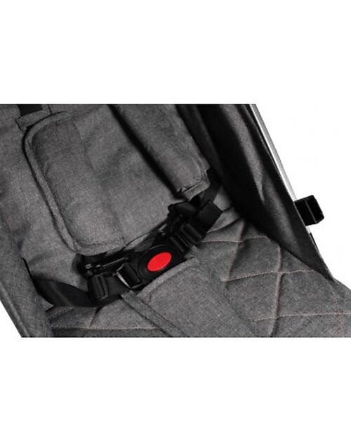 Ding Baby OUTLET - Passeggino Vivo - Grigio/Argento - Schienale Regolabile - Fino a 22kg Passeggini Leggeri