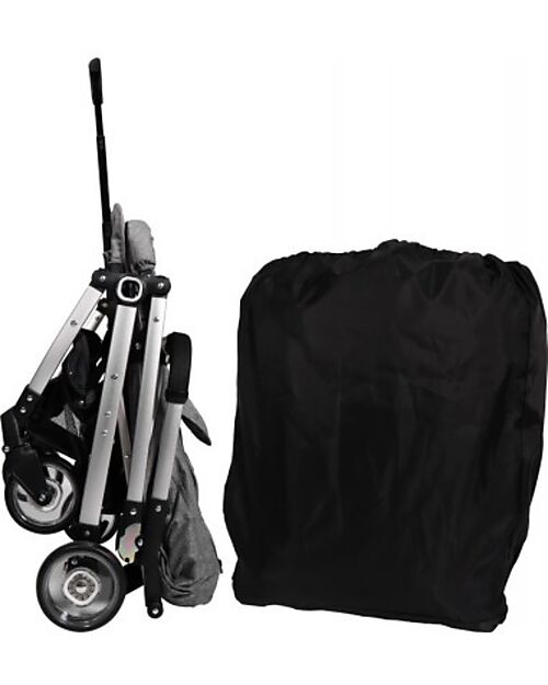 Ding Baby OUTLET - Passeggino Vivo - Grigio/Argento - Schienale Regolabile - Fino a 22kg Passeggini Leggeri