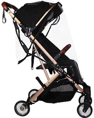 Ding Baby Parapioggia per Passeggino - Trasparente Parapioggia