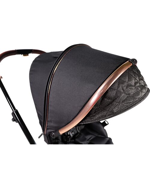 Ding Baby Passeggino Fratellare Amigo Tandem - Nero/Rosé Passeggini Gemellari