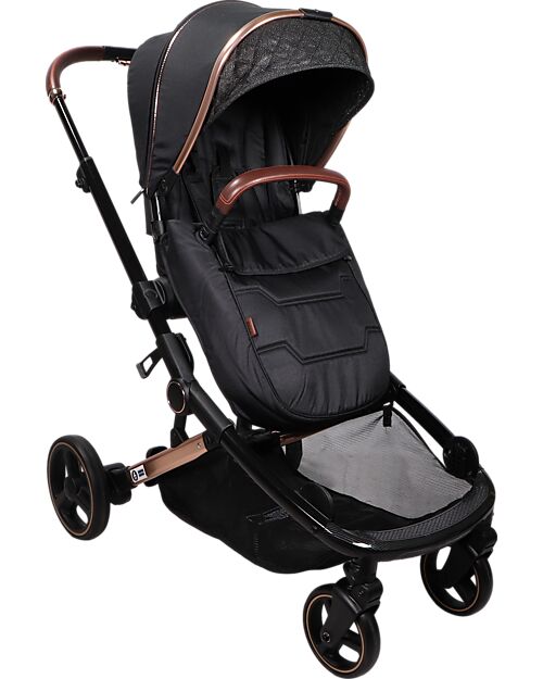 Ding Baby Passeggino Fratellare Amigo Tandem - Nero/Rosé Passeggini Gemellari
