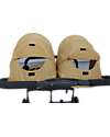 Ding Baby Passeggino Fratellare - Duo Buggy - Mellizo - Camel Passeggini Gemellari