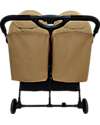 Ding Baby Passeggino Fratellare - Duo Buggy - Mellizo - Camel Passeggini Gemellari
