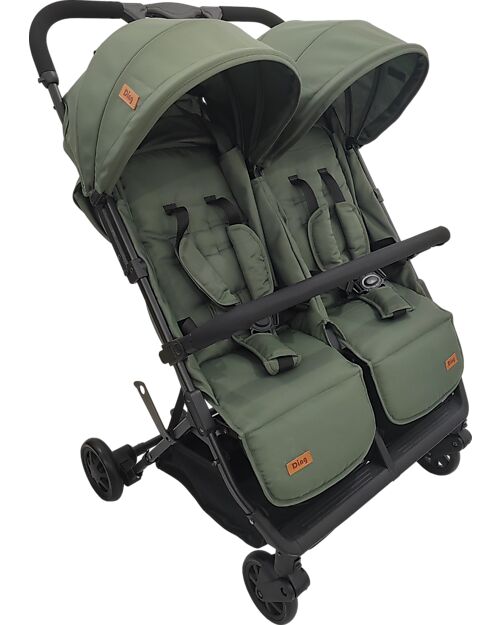 Ding Baby Passeggino Fratellare - Duo Buggy - Mellizo - Forest Green
 Passeggini Gemellari