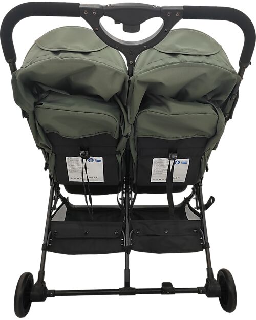 Ding Baby Passeggino Fratellare - Duo Buggy - Mellizo - Forest Green
 Passeggini Gemellari