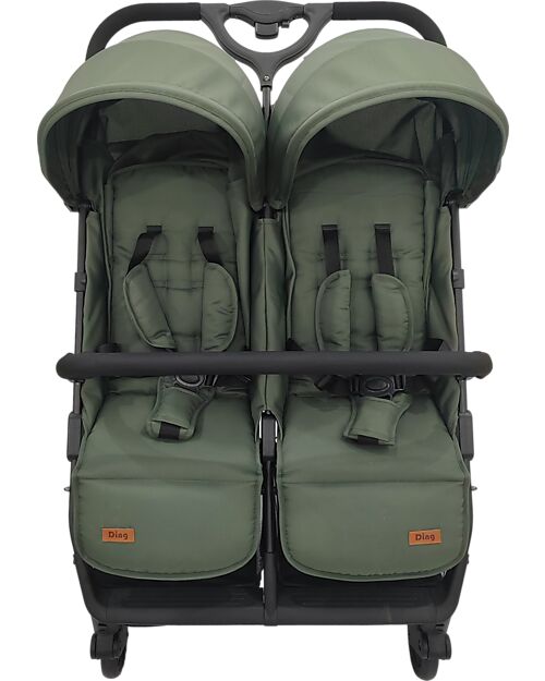 Ding Baby Passeggino Fratellare - Duo Buggy - Mellizo - Forest Green
 Passeggini Gemellari