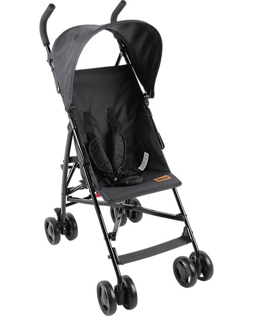 Ding Baby Passeggino Leggero Nora - Nero - Compatto Passeggini Leggeri