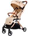 Ding Baby Passeggino Vivo - Beige/Rosé - Schienale Regolabile - Fino a 22kg Passeggini Leggeri