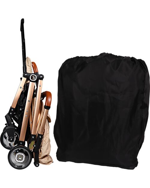 Ding Baby Passeggino Vivo - Beige/Rosé - Schienale Regolabile - Fino a 22kg Passeggini Leggeri