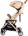 Ding Baby Passeggino Vivo - Beige/Rosé - Schienale Regolabile - Fino a 22kg Passeggini Leggeri