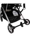 Ding Baby Passeggino Vivo - Grigio/Argento - Schienale Regolabile - Fino a 22kg Passeggini Leggeri