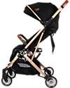 Ding Baby Passeggino Vivo - Nero/Rosé - Schienale Regolabile - Fino a 22kg Passeggini Leggeri