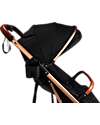 Ding Baby Passeggino Vivo - Nero/Rosé - Schienale Regolabile - Fino a 22kg Passeggini Leggeri