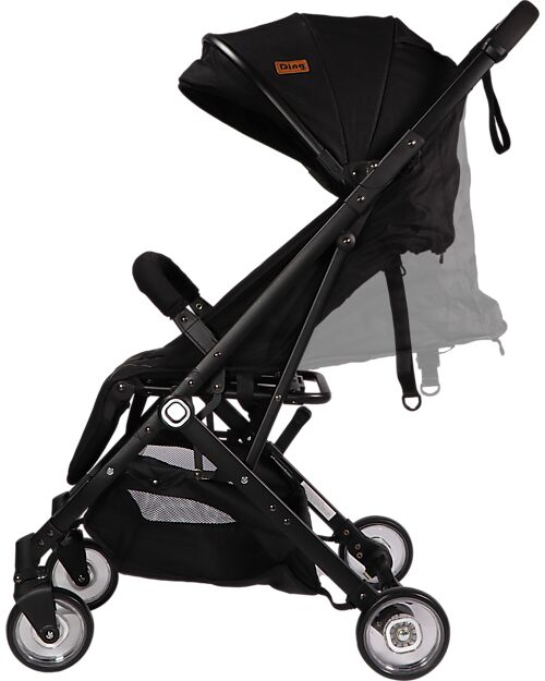 Ding Baby Passeggino Vivo - Nero - Schienale Regolabile - Fino a 22kg Passeggini Leggeri