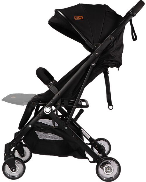 Ding Baby Passeggino Vivo - Nero - Schienale Regolabile - Fino a 22kg Passeggini Leggeri