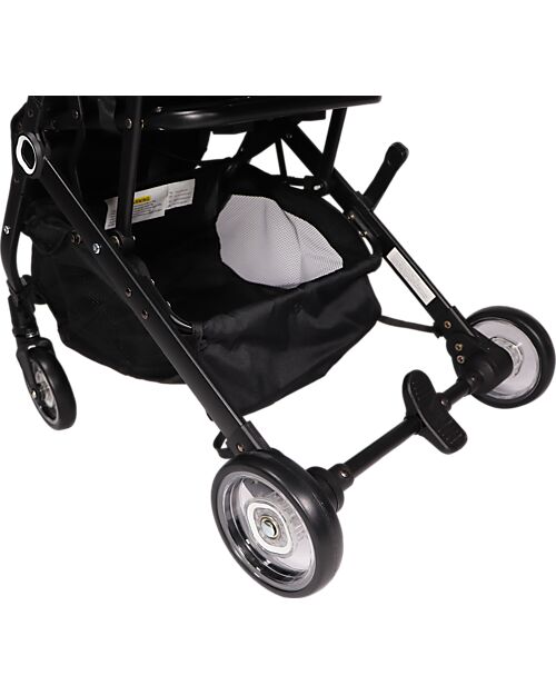 Ding Baby Passeggino Vivo - Nero - Schienale Regolabile - Fino a 22kg Passeggini Leggeri