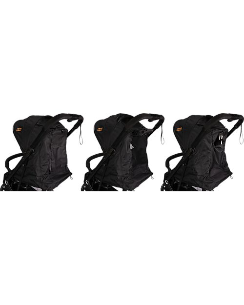 Ding Baby Passeggino Vivo - Nero - Schienale Regolabile - Fino a 22kg Passeggini Leggeri