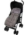 Ding Baby Sacco Universale per Passeggino Deluxe - Grigio - Impermeabile Sacchi Passeggino