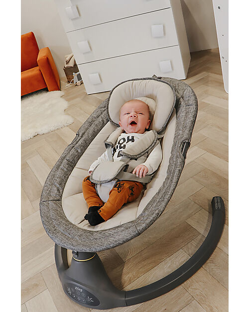 Ding Baby Sdraietta Sonora Neonato - Grigio - 5 Velocità Sdraiette_