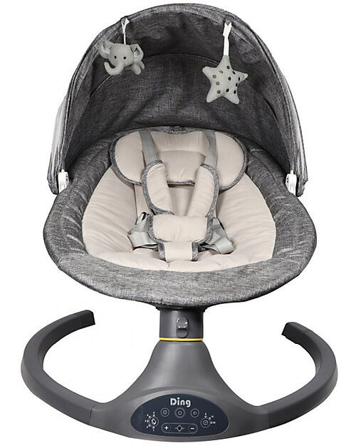 Ding Baby Sdraietta Sonora Neonato - Grigio - 5 Velocità Sdraiette_